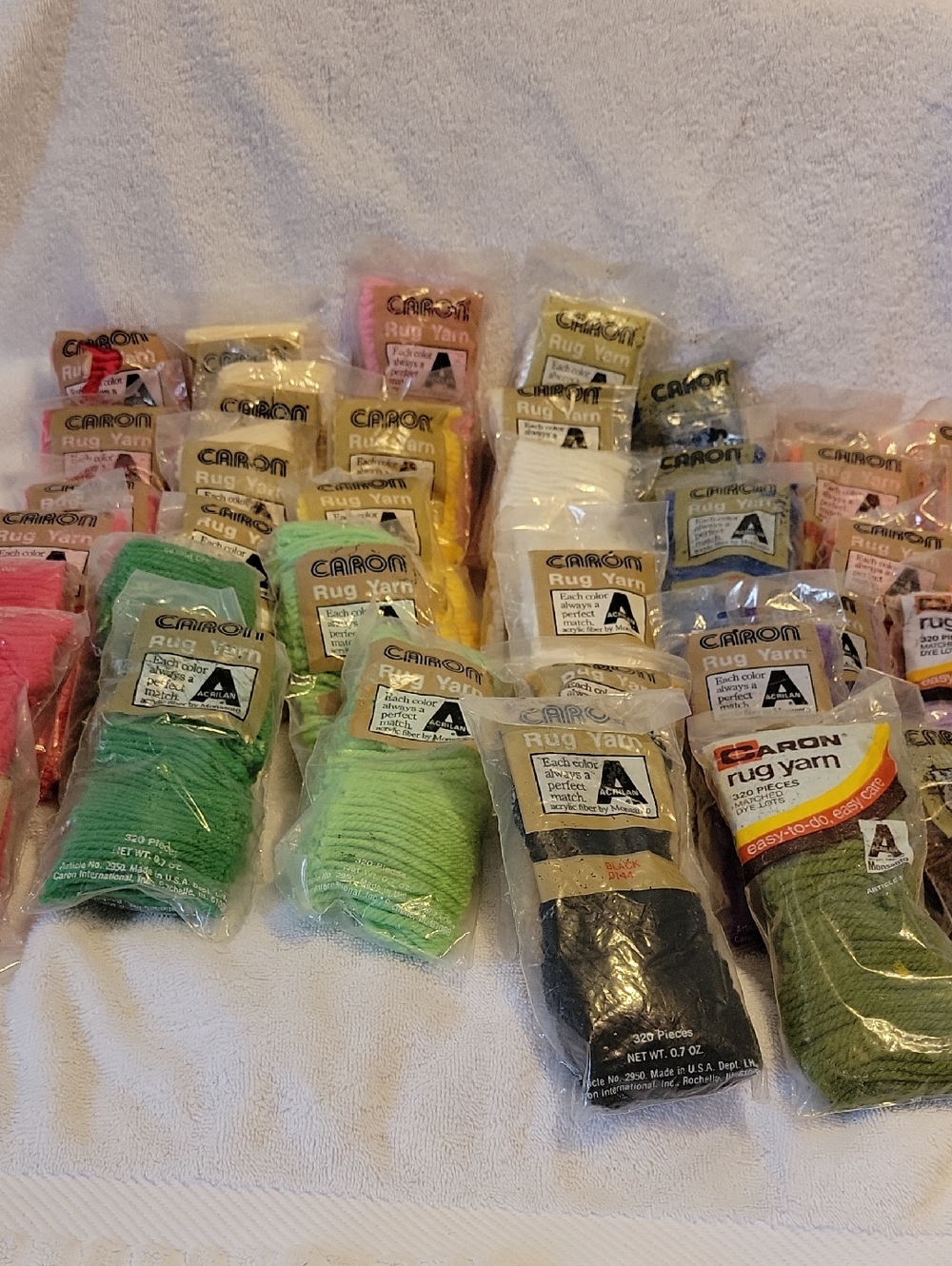 Caron Precut Rug Yarn Packets